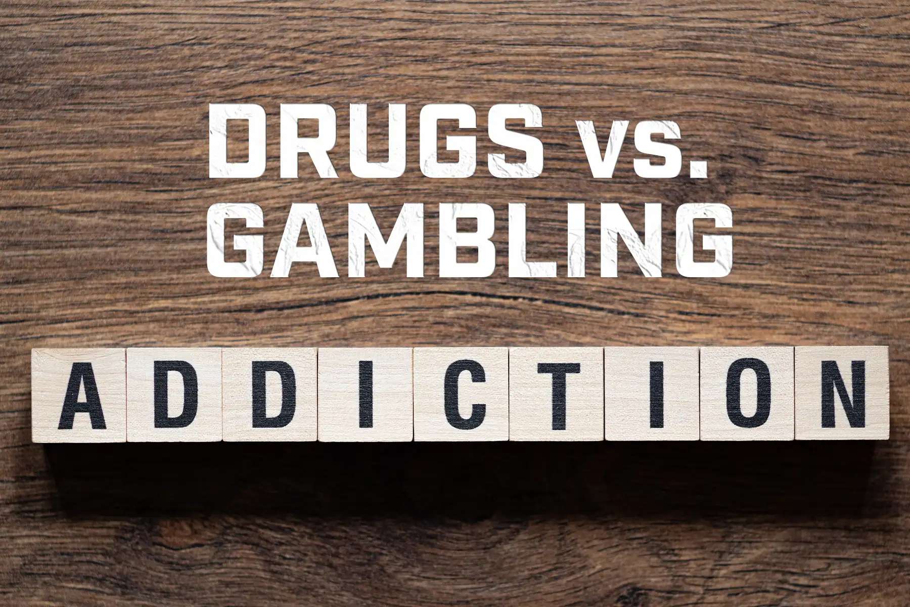 drug addiction vs gambling addiction